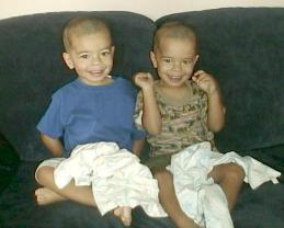 Richard & Daniel, First Buzz Cuts